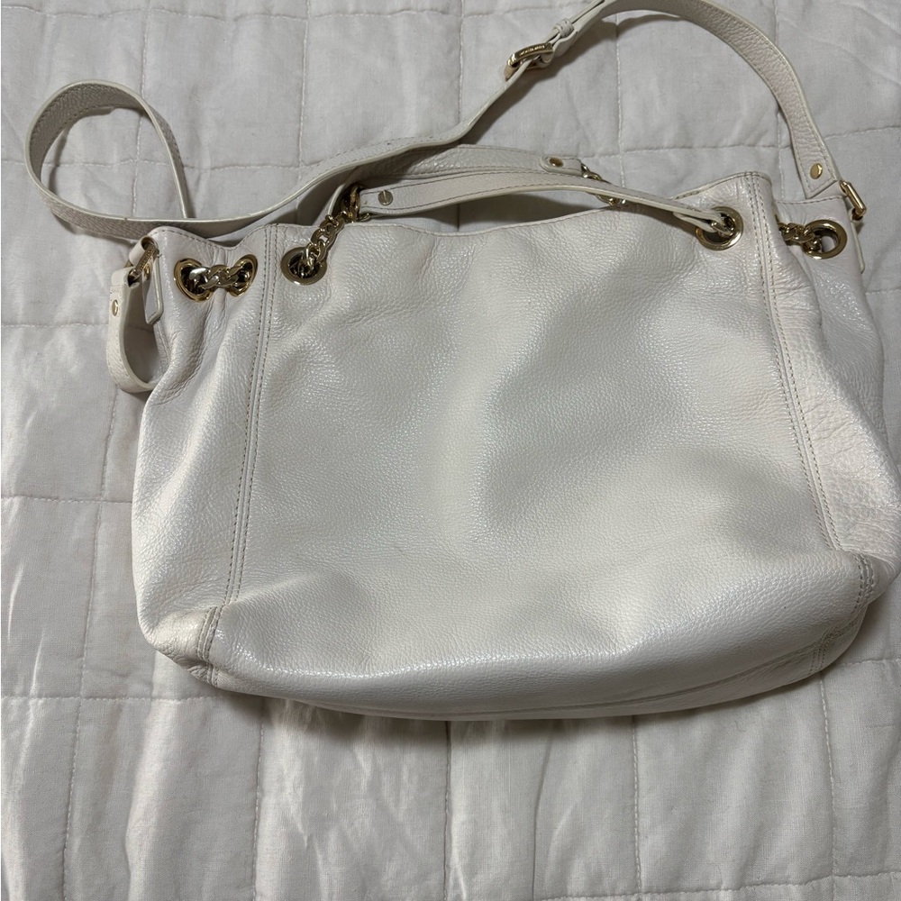 Michael Kors White Crossbody Bag